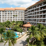 The Royal Hill Resort is a condominium complex situated between Jomtien and Pattaya City on Thaprya Road Being central Pattaya City and Jomtien Beach you really have the best of both sides, you can walk or relax on the beach in Jomtien and visit the multicultural restaurants and places of refreshment; there are Danish, Norwegian, Swedish, Finnish, Russian, Italian, French, German and American bars and restaurants.