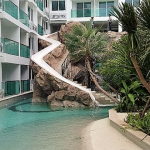 Amazon Residence Condominium Pattaya for sale. One bedroom apartment in a beautiful complex. The apartment is fully furnished and ready to move. On the territory of 13.500 sqm condominium 4 residential buildings is surrounded by a three-tiered swimming pool area of 2000 sq.m. with an artificial beach, jacuzzi areas, water slides, and fonts. Also in the project area has five massage waterfalls, in harmony with a unique landscape design.